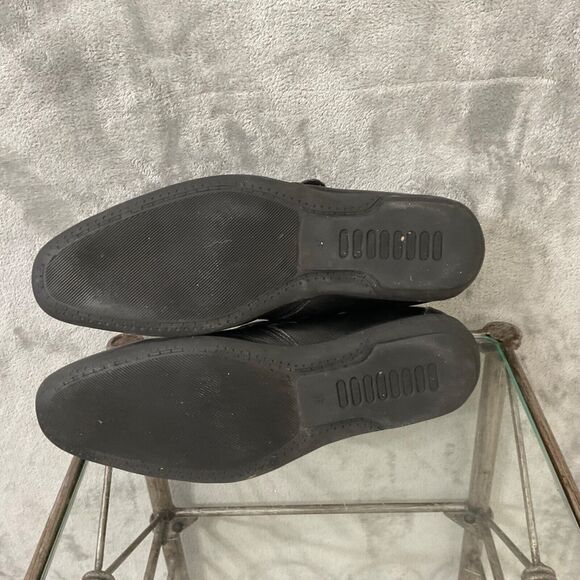 Velez Genuine Leather Booties woman’s 41/US size 10 Black hook/loop Futuristic - Picture 8 of 12